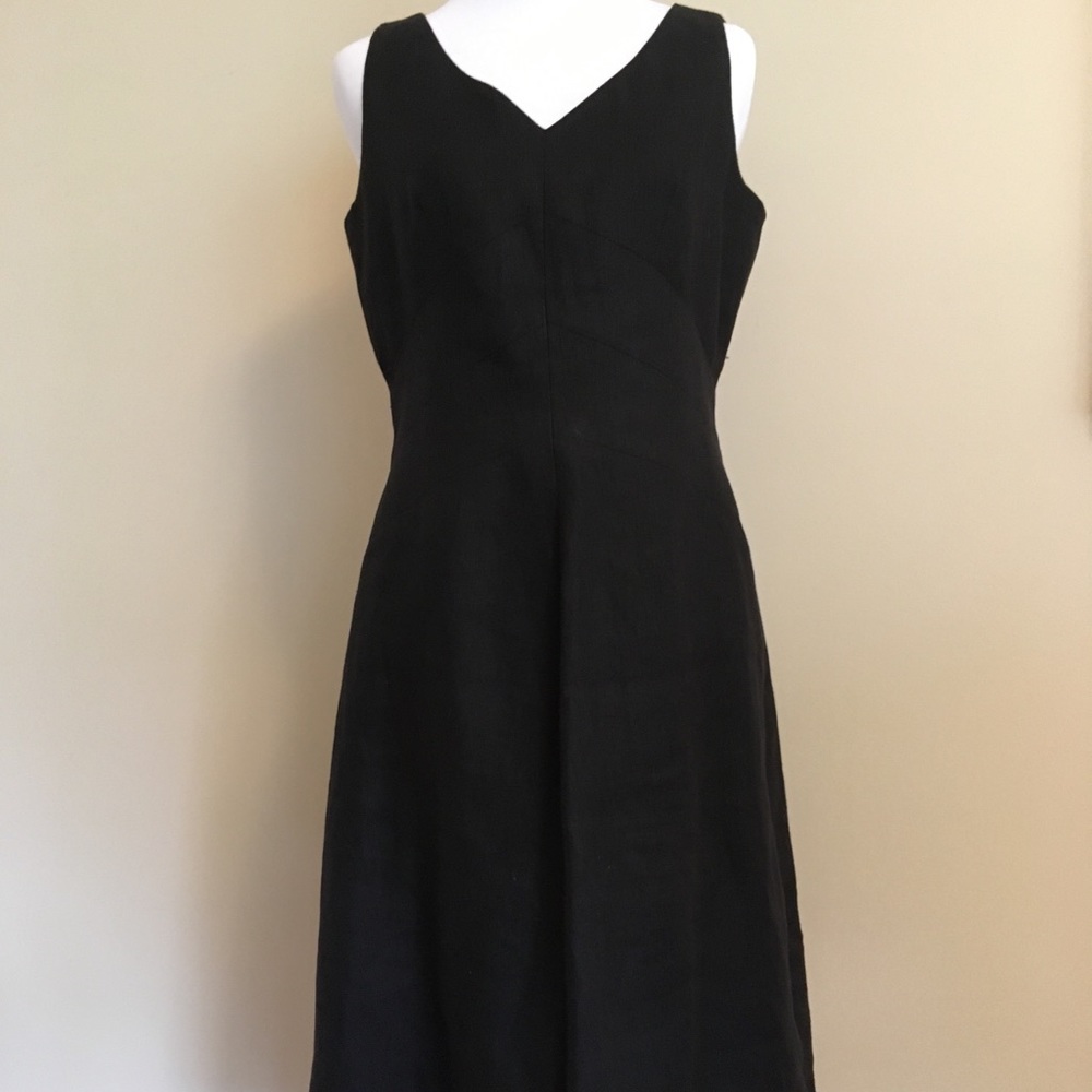 Talbots Women’s Irish Linen Black Dress Size 6